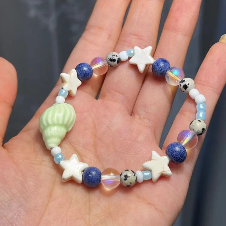 Ceramic Shell & Starfish Bracelet