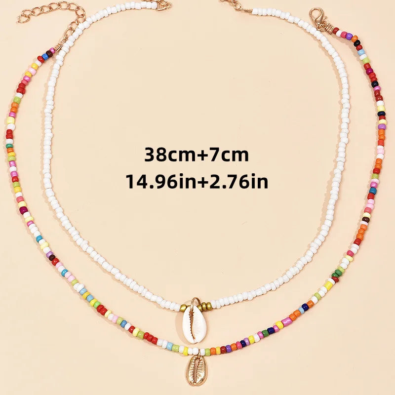 Tidepool Starfish Beaded Necklace