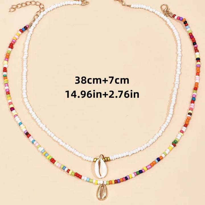 Tidepool Starfish Beaded Necklace
