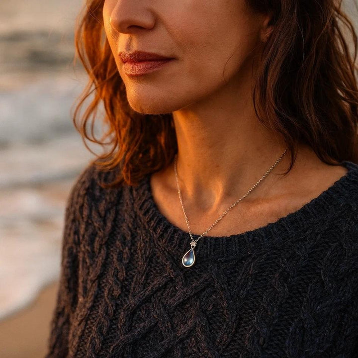 Sunset Sea Drop Necklace