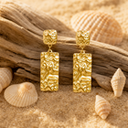 Gold Cascade Drop Earrings 5
