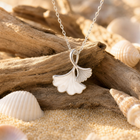 White Sail Enamel Necklace 1