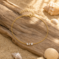 Three Zircon Bracelet
